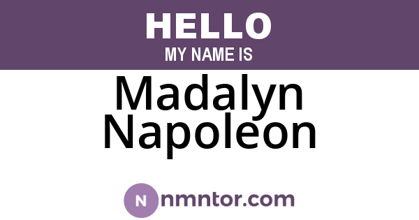 Madalyn Napoleon