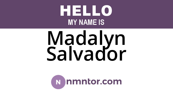 Madalyn Salvador