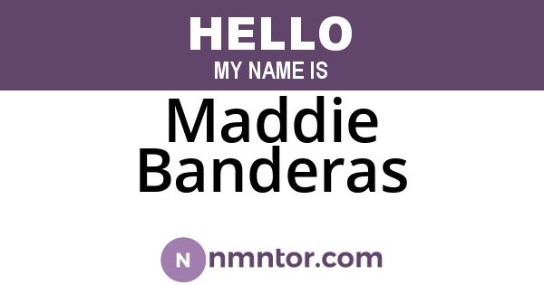 Maddie Banderas