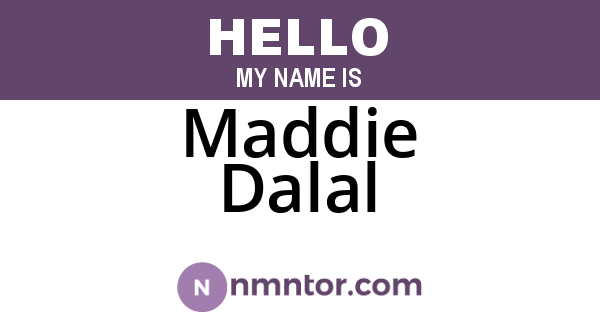 Maddie Dalal