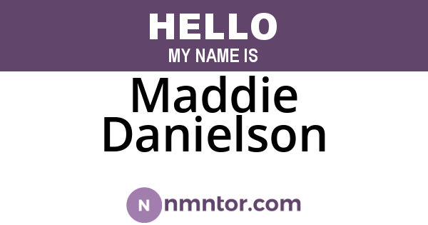 Maddie Danielson