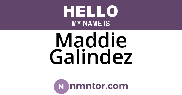 Maddie Galindez