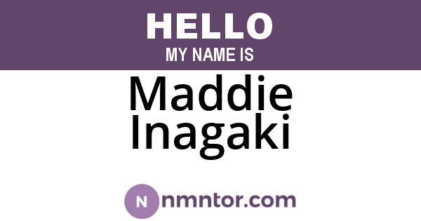 Maddie Inagaki