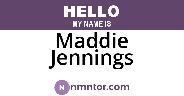 Maddie Jennings