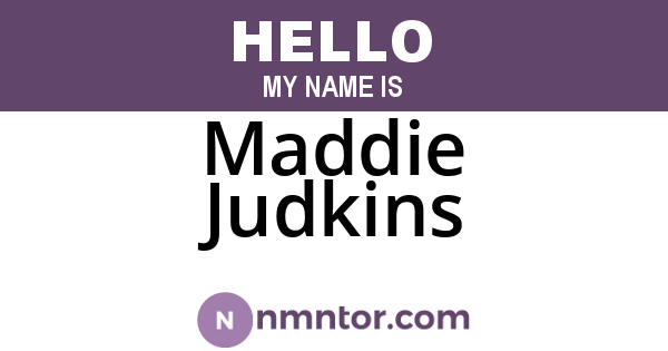 Maddie Judkins