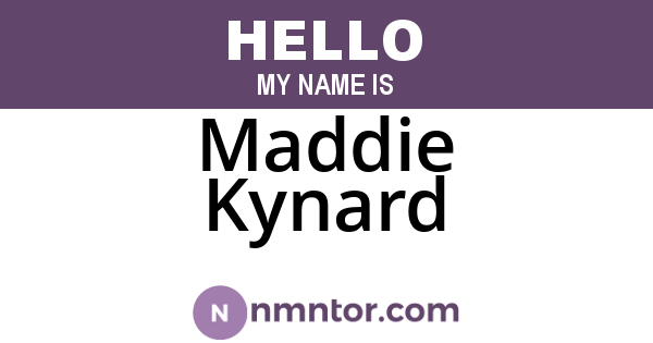 Maddie Kynard