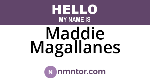 Maddie Magallanes