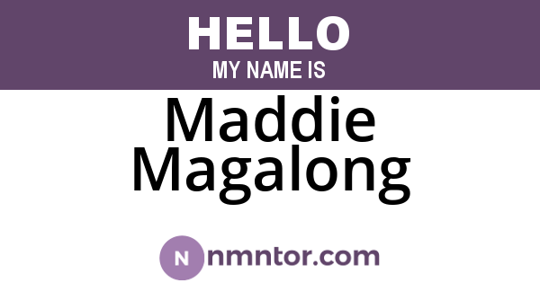 Maddie Magalong