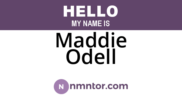 Maddie Odell
