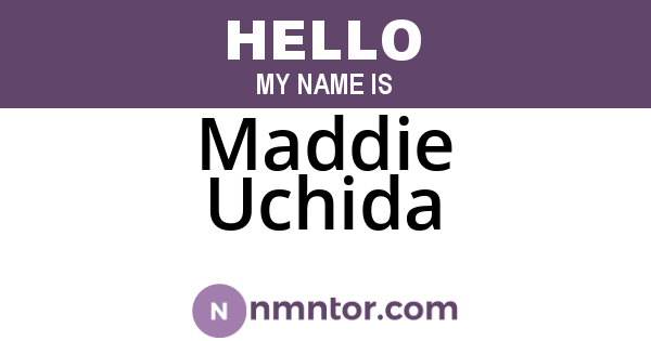 Maddie Uchida