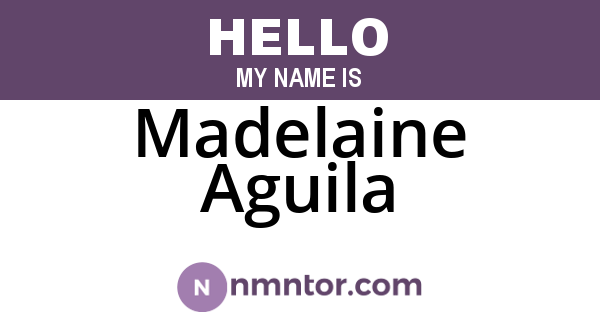 Madelaine Aguila