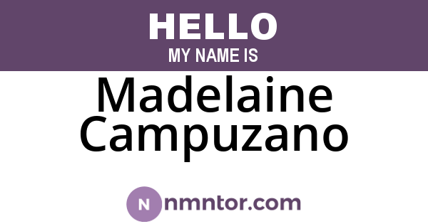 Madelaine Campuzano