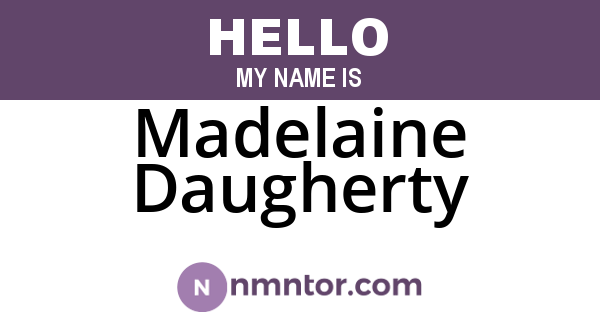 Madelaine Daugherty