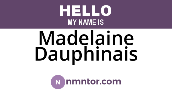Madelaine Dauphinais
