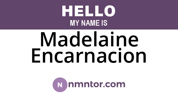 Madelaine Encarnacion