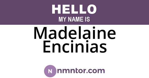 Madelaine Encinias