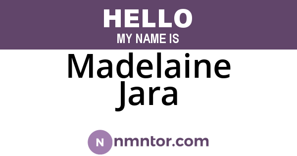 Madelaine Jara