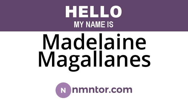 Madelaine Magallanes