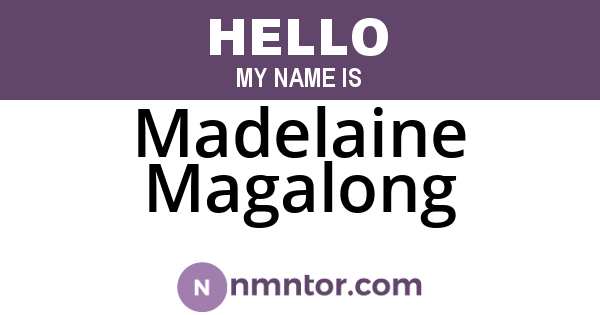 Madelaine Magalong