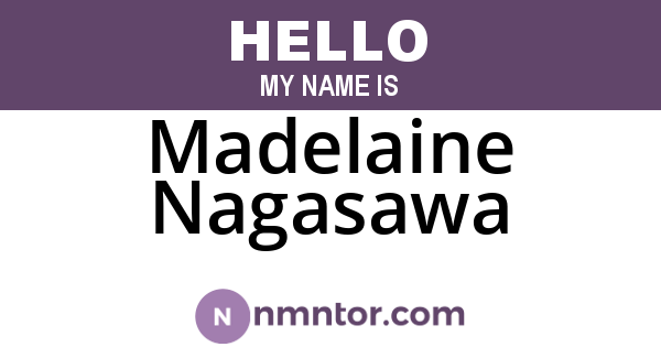 Madelaine Nagasawa