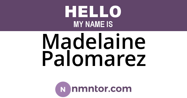 Madelaine Palomarez