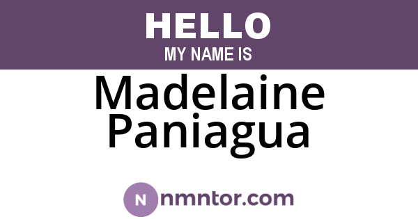 Madelaine Paniagua