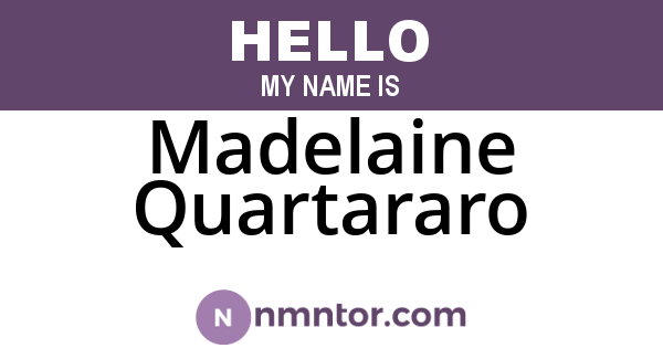 Madelaine Quartararo