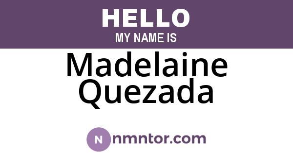 Madelaine Quezada