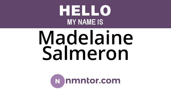 Madelaine Salmeron