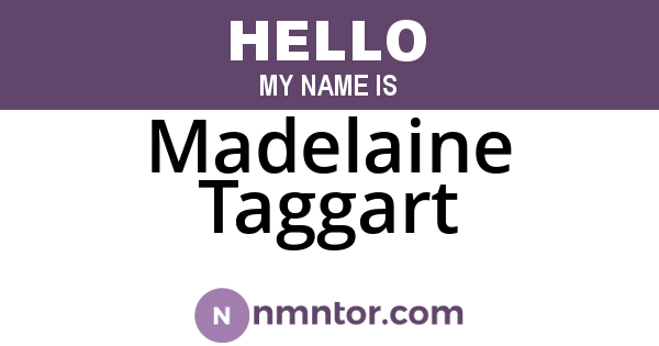 Madelaine Taggart