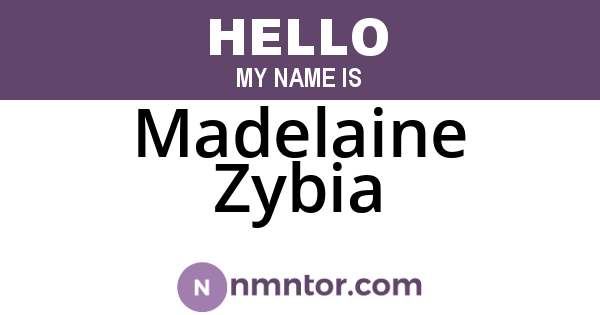 Madelaine Zybia