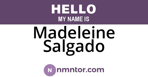 Madeleine Salgado