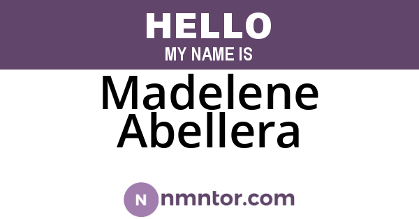 Madelene Abellera
