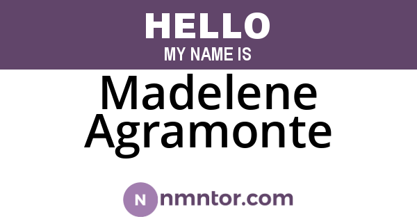Madelene Agramonte