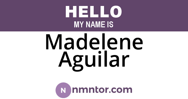Madelene Aguilar