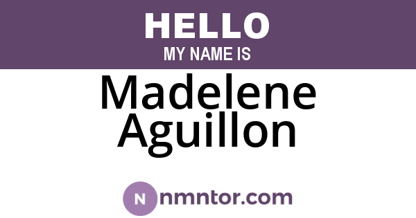 Madelene Aguillon