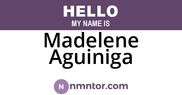 Madelene Aguiniga
