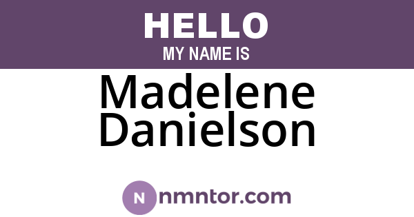 Madelene Danielson