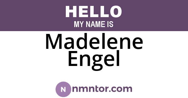 Madelene Engel