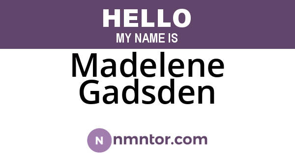 Madelene Gadsden