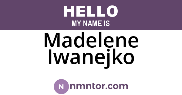 Madelene Iwanejko