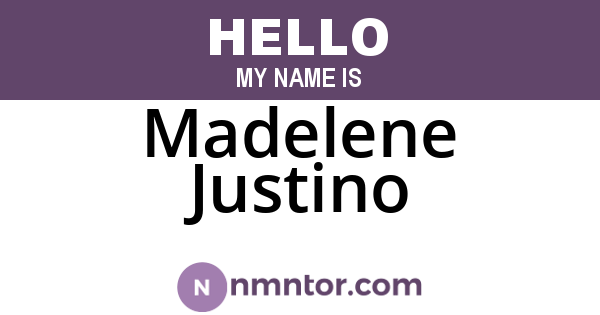 Madelene Justino