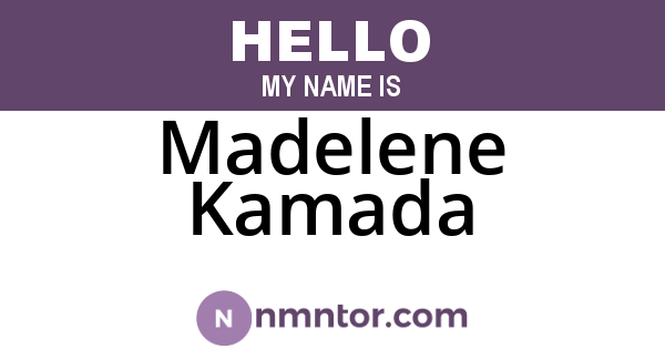 Madelene Kamada