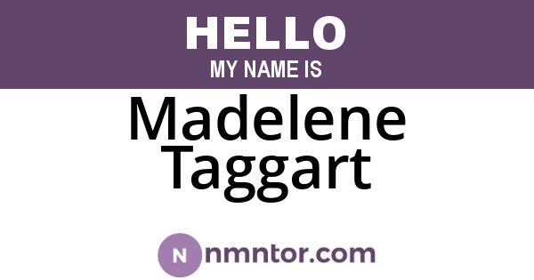 Madelene Taggart