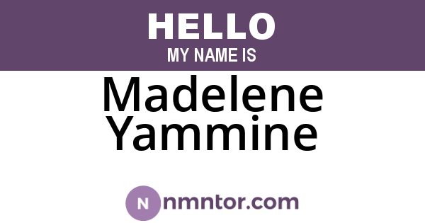 Madelene Yammine