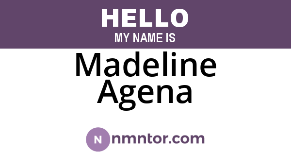 Madeline Agena
