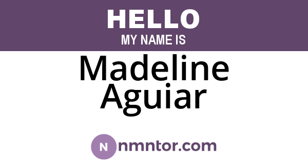 Madeline Aguiar