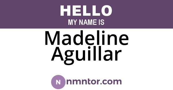 Madeline Aguillar