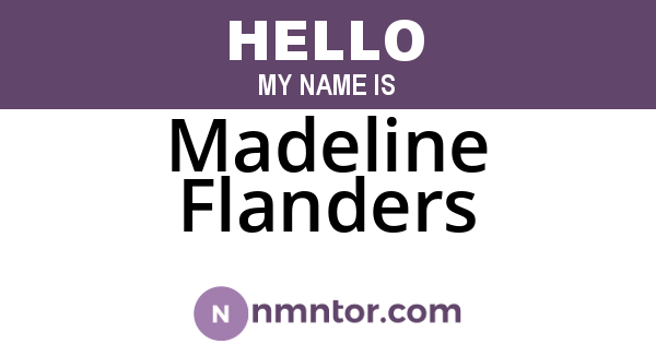 Madeline Flanders