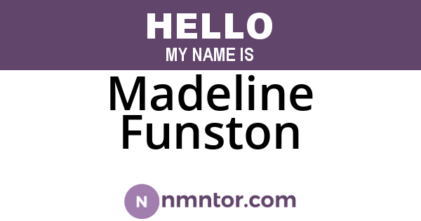 Madeline Funston